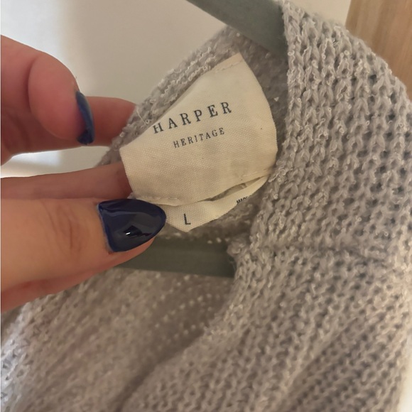 Oversized off the shoulder sweater - Picture 3 of 3